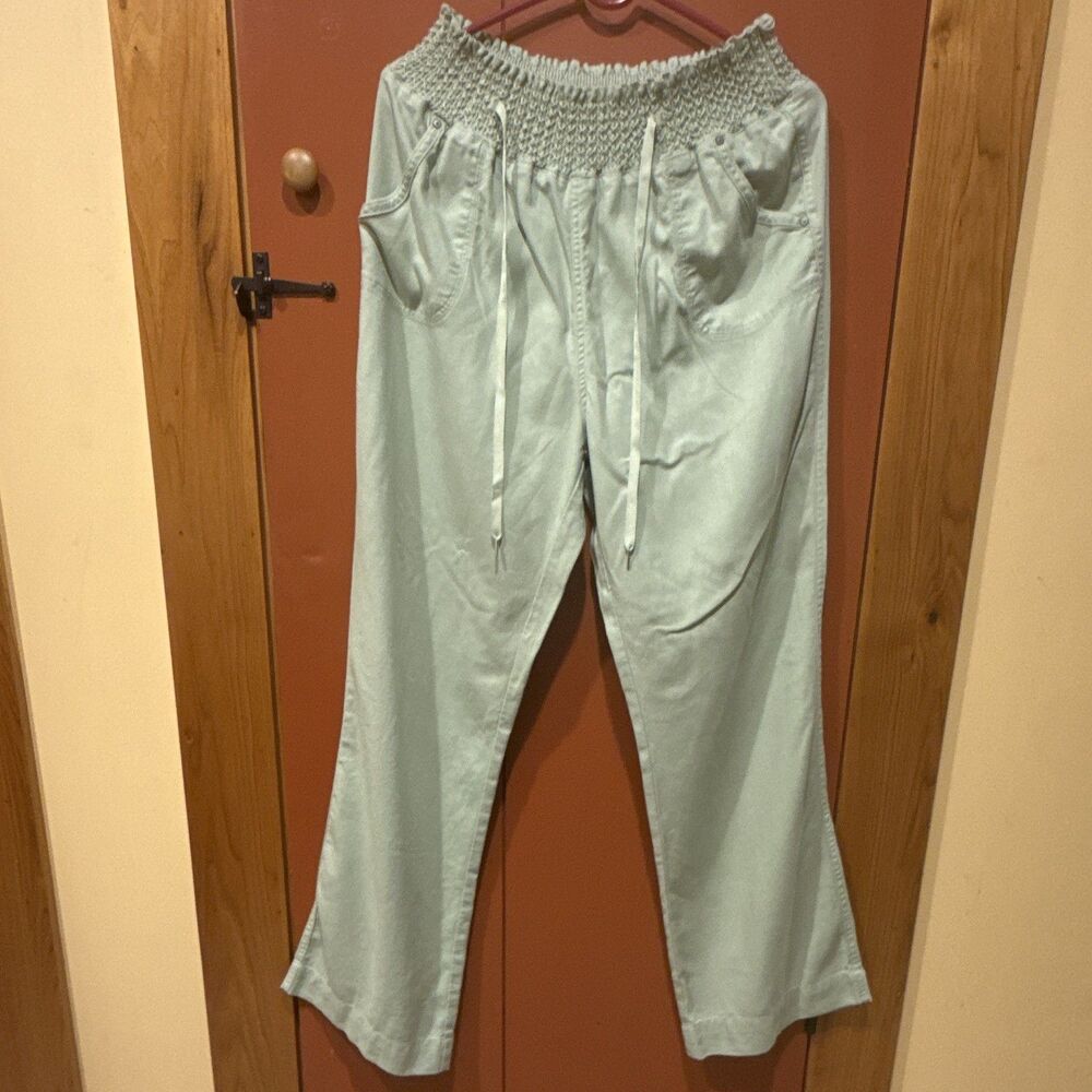 CiSono SAGE LINEN DRAWSTRING PANTS Woman’s Sz XL